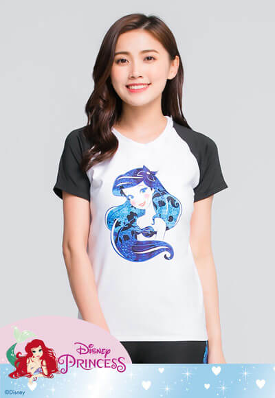Ariel海洋冒險遠紅外線活力輕動衣(黑白色 女S-XL) Ariel海洋冒險遠紅外線活力輕動衣(黑白色 女S-XL)