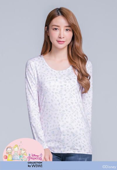 跟鞋仙杜瑞拉溫灸刷毛圓領發熱衣(粉嫩膚 女S-2XL) 跟鞋仙杜瑞拉溫灸刷毛圓領發熱衣(粉嫩膚 女S-2XL)
